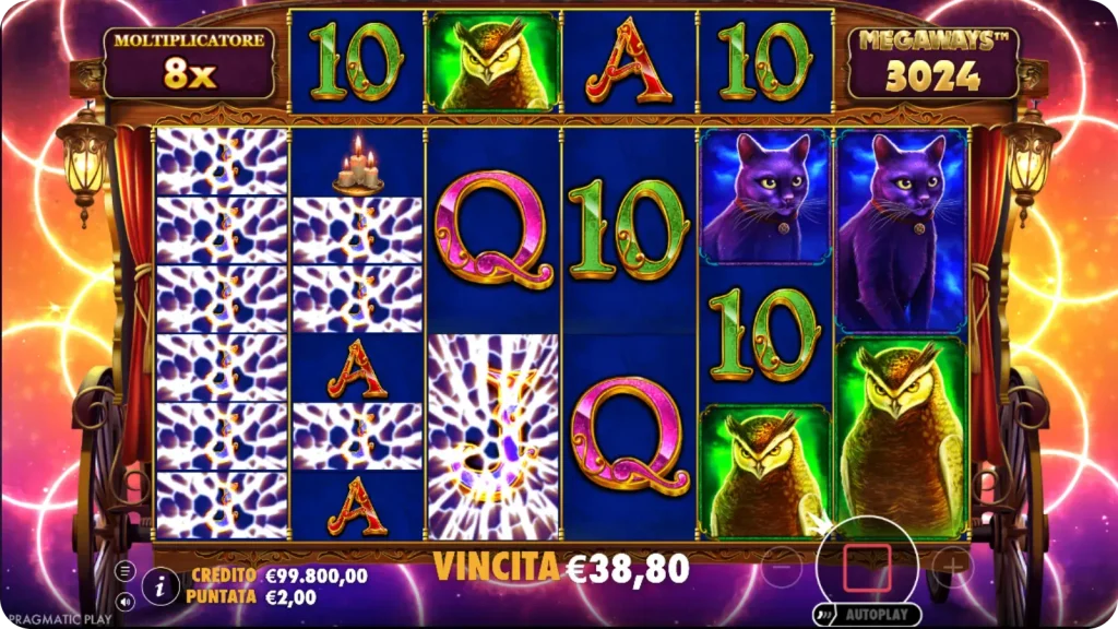Motore Megaways e modi di vincita variabili in Madame Destiny Megaways